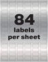 Avery Metallic Asset Tag Labels, 1/2" x 1", 672 Waterproof Laser Printable Tags (60519)
