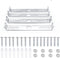 4 Packs Universal Light Fixture Mounting Bracket Square Kit,3.9 inch Ceiling Light