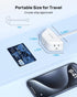 TROND Flat Extension Cord 15ft, Flat Plug Power Strip, 3 Prong Grounded 3 Outlet, Indoor Home Kitchen