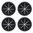 HJGarden 8pcs Flexible Desk Cord Grommets - 2-3/8 inch Wire Organizer Hole Cover for Managing and Hiding Office PC