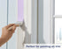 Zibra All Application Paint Brush - Pro Grade Chisel for Walls, Flat Surfaces, and Trim, White, 2 in