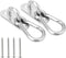 2 Set Heavy Duty Hanger with Swivel Carabiner, Hammock Wall & Ceiling Mount Swing Hooks for Outdoor Exercise & Yoga