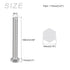 Hex Bolts (M12-1.75x100mm) 2Pcs, 304 Stainless Steel Coarse Fully Threaded Hex Head Screw Bolts for Furniture