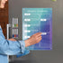 MAGICLULU Magnetic Fridge Calendar, Iridescent Clear Acrylic Dry Erase Board, Reusable Weekly Planner with Markers
