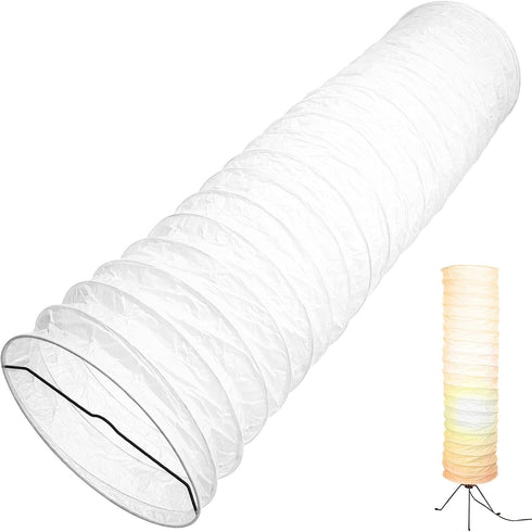 FAVOMOTO Paper Floor Lamp Shade Replacement, Nordic Style Lantern Lampshade Light Accessories