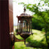 Kathring Retro Wall Mount Light Fixture, Industrial Lantern Vintage Rustic Lantern Lamp Wall Sconce Light Glass Shade