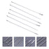 Hemobllo Stainless Steel Micro Lab Sampling Scoop Set - 6PCS Micro Medicine Spoons for Laboratory