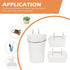 Set Cabilock Pegboard Bins and Hooks for Garage Organization, Small Parts Storage Baskets with Pegboard Hooks