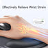 JYWYBF 9.5 8.3 Ergonomic Mouse Pad with Wrist Rest, Gel Wrist Support Mousepad, Pain Relief Laptop Computer Mouse Pad