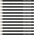Primo Euro Blend HB Charcoal Pencils, Box of Twelve Hard (59-HB)