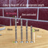 4 Set Sliding Door Handle Screw Post Replacement, M4 x 60mm Phillips Break Away Long Flat Countersunk Head Screws with Posts for Cabinet Drawer Door Handles Knobs Sliding Screen Doors