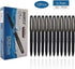 BaoKe Gel Ink Pens Rollerball Pens, 0.7mm Medium Line, Box of 12 Pack, PC1838 (black)