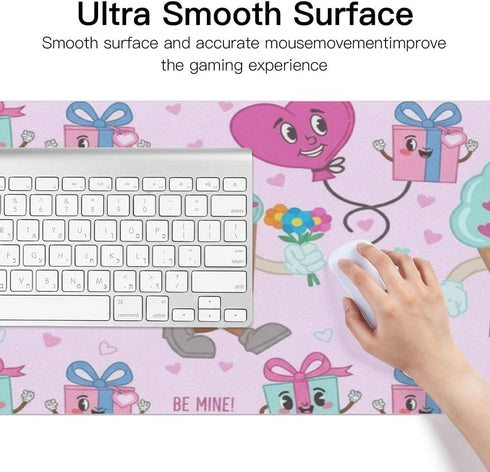 Generic 35. 4" 16. 5" Funny Pattern Desk Mat Multifunctional Large Keyboard Mouse Pad, Waterproof Dual Sided Desk Mat