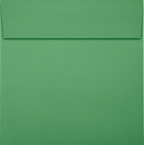 LUXPaper Square Invitation Envelopes | Peel & Press | 6 1/2" x 6 1/2" | Holiday Green | 80lb. Text | 50 Qty
