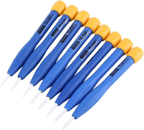 Yosoo 8pcs Adjustment Frequency Screwdriver Anti-Static Plastic Ceramic Set, Home Hand Tools