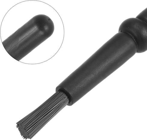 uxcell 2 Pcs Antistatic ESD Brush, Portable Plastic Handle Nylon Lab Cleaning Brushes for Electronics