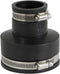 Supply Giant Flexible PVC Reducing Coupling, 6I54 with Stainless Steel Clamps, 3.5" x 1.9" Inner Diameter