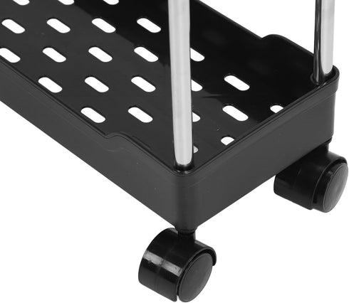 Miriam Song 4 Slim Rolling Storage Cart, Tier bar cart Organizer for Bathroom, Kitchen, Laundry, Narrow Places, Mobile