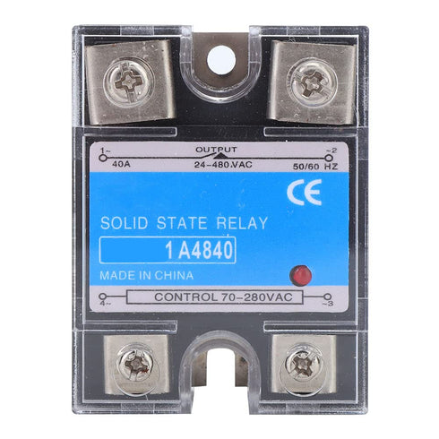 YWBL-WH Solid State Relay, 70-280VAC Input, 24-480VAC Load, AC-AC Electrical Equipment SSR for CNC Machinery (Berm-1