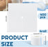 200 2" 2" 6 2 Timgle Pcs x Split Gauze Pads Ply Split Drain Sponge Gauze Non Woven Slit Bandage Sponges with Roll
