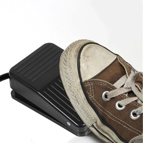 Foot Switch Pedal, Momentary Operated Control ON Off Switch, Nonslip Power Electric Controller for Woodworking