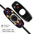 5 Pcs Inline Switch, Black Cord Appliance Button ON OFF for Lamp, Rated 10A 250V, Replacement Control Wiring