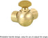 M10 180 PATIKIL Sloped Ceiling Adapter, Rotatable Swivel Hanging Angled Brass Light Fixture Degrees Adjustment
