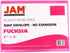 JAM PAPER Plastic Envelopes with Snap Closure, Letter Booklet, 9 3/4 x 13, Fuchsia Pink, 12/Pack
