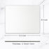 Hsurbtra Premium-Textured Square Mouse Pad, 10.2 x 8.3 Inch, Anti-Slip Waterproof Rubber for Office Gaming
