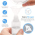 Adecco Precision Tip Applicator Bottle, 50 PCS 15ml Glue Applicator Bottles with 10 Plastic Funnels for Acrylic Painting