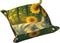 KKdskkds Sleeping Cat On Sunshie Bench Sunflowers Personalized Fun Leather Storage Tray Desktop