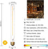 Dimmable Edison T10(T30) LED Tubular Bulb, 6W, 60 Watt Equivalent, Warm White 2700K, 4-Pack