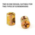 UOMIO 4 M6 100514 PCS Spring Loaded Barrel Nuts, Slotted Barrel Nut Cross Dowels, Replacement Screws Cross Dowel Barrel