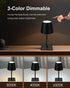 Dimmable 1) Cordless Table Lamp, Rechargeable Table Lamp with Touch Control, Portable LED Desk Lamp for Indoor Patio