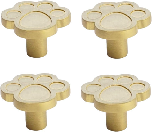 SANCHAKOU Cabinet Knobs Pulls 4 Pack Wine Cabinet Wardrobe Door Cabinet Cat Claw