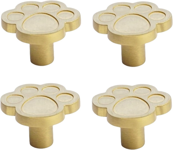 SANCHAKOU Cabinet Knobs Pulls 4 Pack Wine Cabinet Wardrobe Door Cabinet Cat Claw