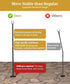 Sprimden 10FT String Light Poles for Outdoor Decor, Sturdy Light Pole with Hard Ground Base, Adjustable Metal Posts