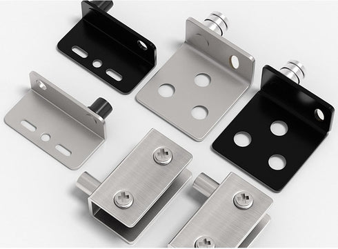 Generic 2 Pieces Shelf Corner Bracket Heavy Duty L Bracket Metal Corner Brace Stainless Steel Angle Bracket with Pre