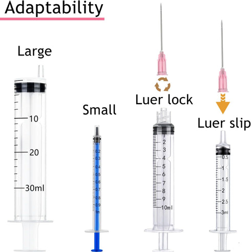 20 Pcs 18Ga Lab Dispensing Needle Luer Lock, 1.5 Inch/38mm, Individually Sealed Wrapped