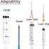20 Pcs 18Ga Lab Dispensing Needle Luer Lock, 1.5 Inch/38mm, Individually Sealed Wrapped