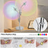 Sunset 2 360 Lamp Projector, Head Rotation Aura Light LED Table Lamp, Mood Lighting for Bedroom, Dorm, Photography