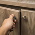 24 Luxshiny Pcs Vintage Bronze Mushroom Shape Cabinet Door Knobs with Screws Antique Dresser Drawer Pulls for Wardrobe