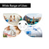 JIUWU 20 Pack 20 ml Clear Glass Vials with Screw Caps, Small Size Storage Bottle for Lab/Travel