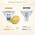 DiCUNO MR16 LED Bulb Dimmable, 60W Equivalent, 4000K Natural White, GU5.3 Base, 6W, 40 Degree Beam Angle, 6 Pack