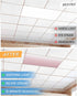 Futuregrace Ceiling,2 Pack 4x2 Magnetic Light Cover for Classroom Drop Ft Fluorescent Light Covers for Office Home