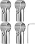 uxcell 4Pcs 180 Degree Structural Pipe Connectors 2 Way End Rails Clamp