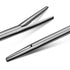 10 Inches Precise ENT Procedures with Alligator Ear Forceps - Curved Jaw Design, Non-Slip Grip Handle, Fine-Tip