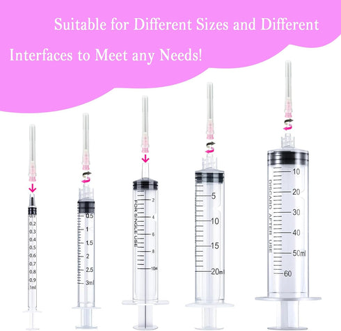 100Pack-18ga 1.5inch Dispensing Blunt Needles, Individual Package of Injection Syringe Accessories for Refilling