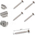 2-Pack M5 Ceiling & Wall Mount Hanging Hardware Fitting Set, 304 Stainless Steel Heavy Duty