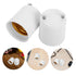 2Pcs Bulb Bulbs NUOBESTY Socket Adapter Converter Upgrade Home Lighting Fixtures Compatible with Standard Durable